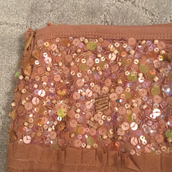 Anthropologie Basil & Maude sequin and tulle Jennifer Aniston skirt - Picture 5 of 9